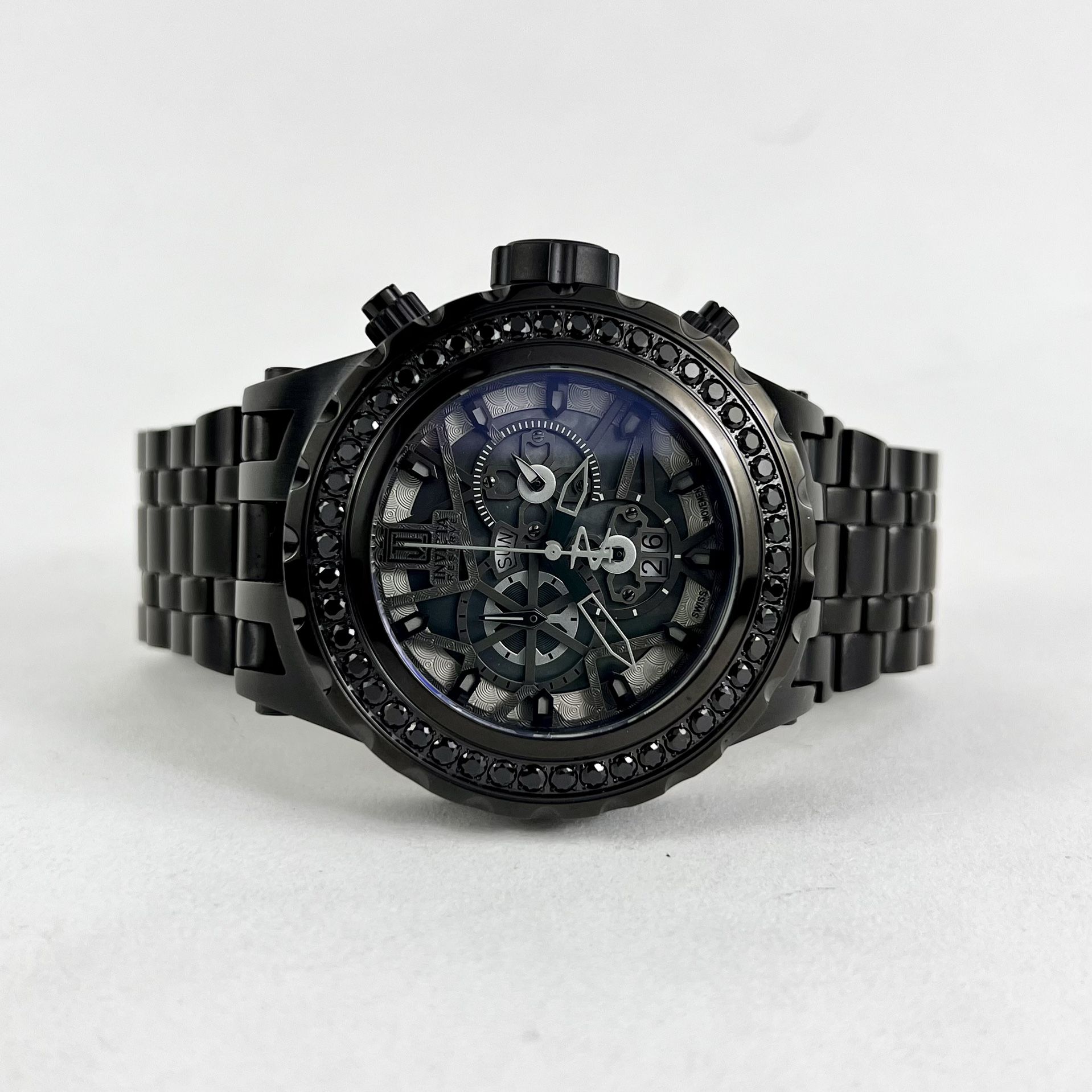 Invicta Jason Taylor Black Stone Chronograph Watch - 33989