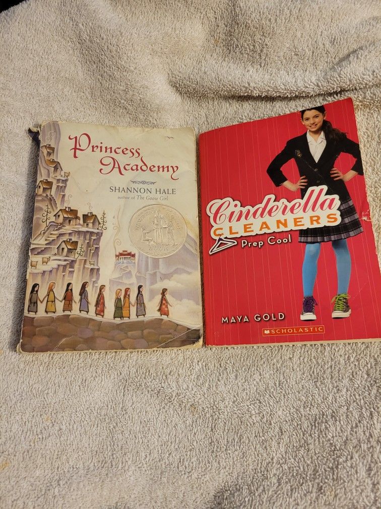 Book lot princess Academy and Cinderella cleaners