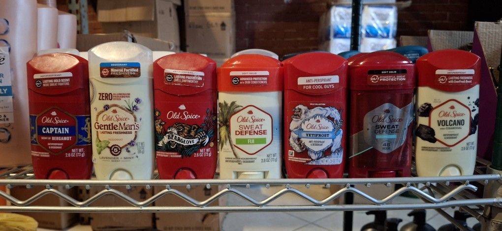 Old Spice And Dove Deodorants 