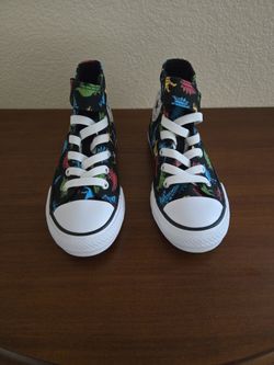 Brand New Dinosaur Converse Hightops Size 12 Toddler
