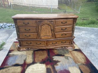 Solid wooden dresser antique
