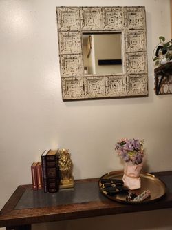 Rustic Tile Farmhouse Mirror