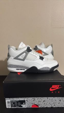 Jordan 4 White Cement 2025 Size 11,5