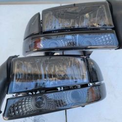98-03 Dodge Durango 97-04 Dakota Headlights Luces Calaveras Micas Faros Focos Faroles Headlamps 
