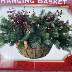 Christmas Hanging Basket