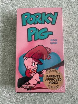Porky pig and great adventures (VHS, 1986) voiced￼ of Mel Blanc