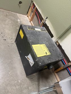 Black Metal grease trap