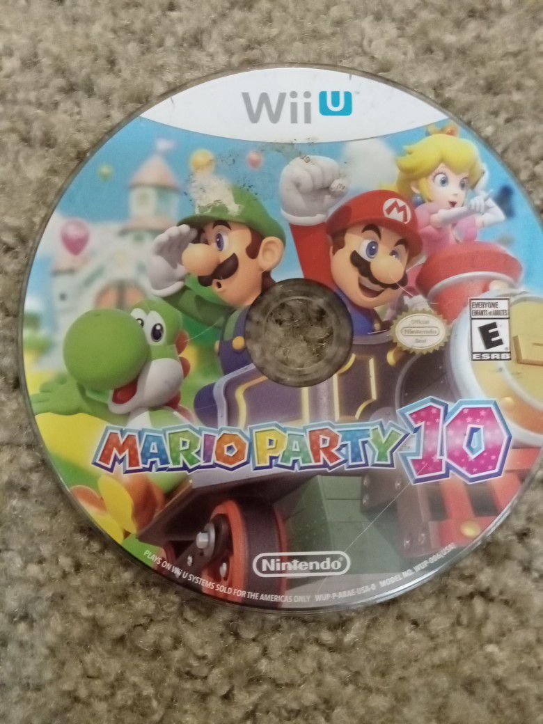 Mario Party 10 Nintendo Wii U (2015) *Disc Only*.
