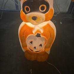 Vintage Bear Halloween Blow Mold