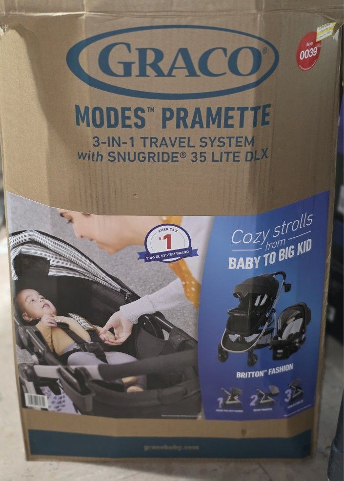 Graco Modes Pramette 3 In 1 Travel System  NEW