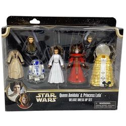 Star Wars Queen Amidala Princess Leia Deluxe Dress Up Set Disney Parks R2-D2