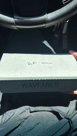 RayBan Meta Glasses (Wayfarer Gen 1)