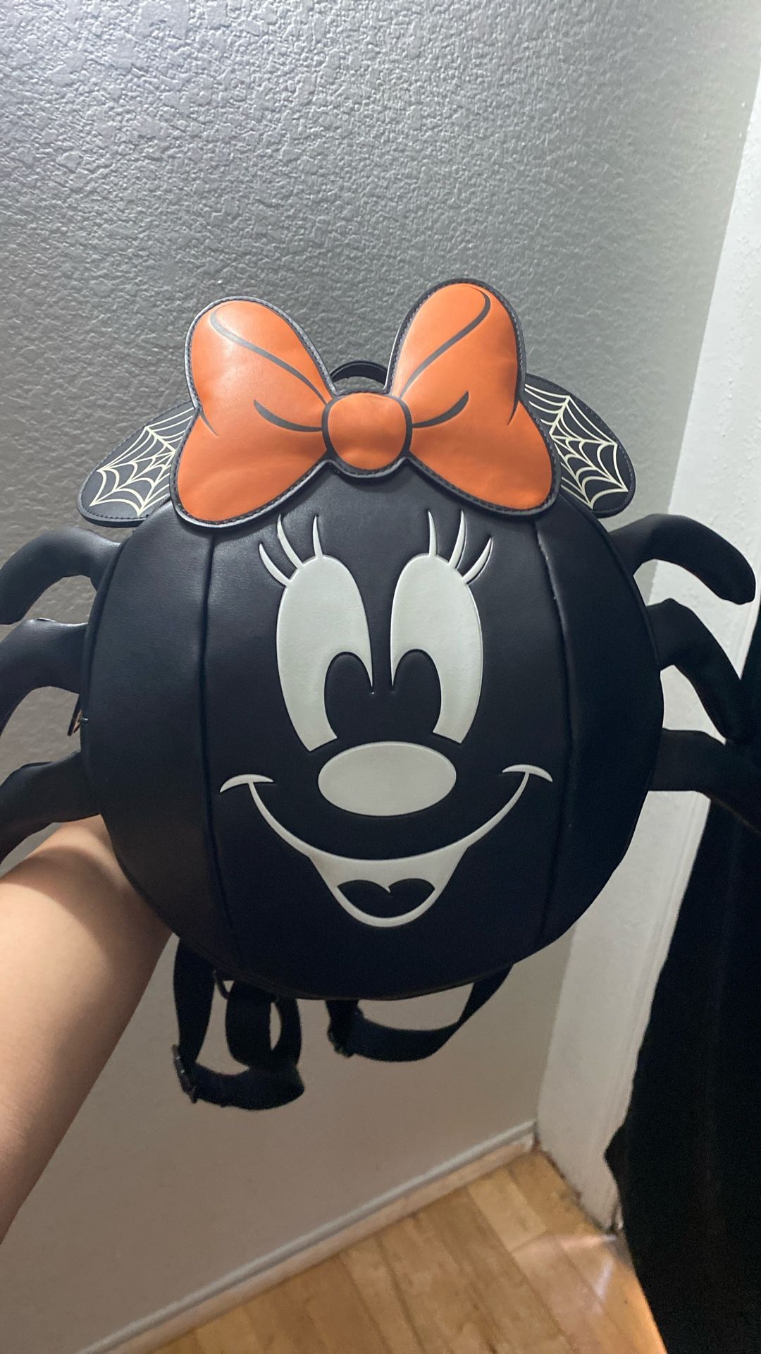 Minnie Mickey Halloween Spider Backpack