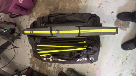 Nike adjustable hurdles, Nike agility ladder, Under Armor bag