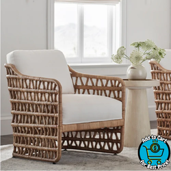 Palecek Thea Lounge Chair Natural