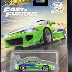 Hot Wheels 1995 Mitsubishi Eclipse Special Fast & Furious HNW46-956N 1/64 CHASE 🔥🔥🔥