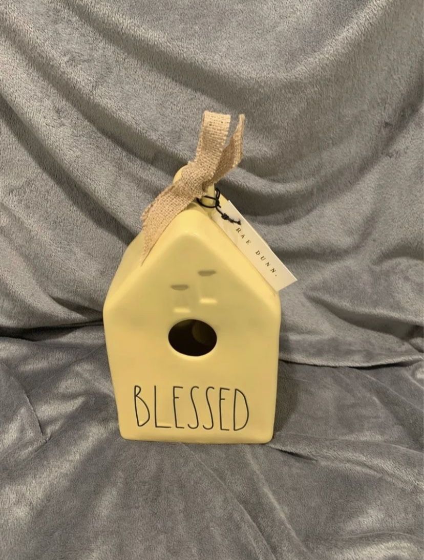 Blessed Rae Dunn Birdhouse