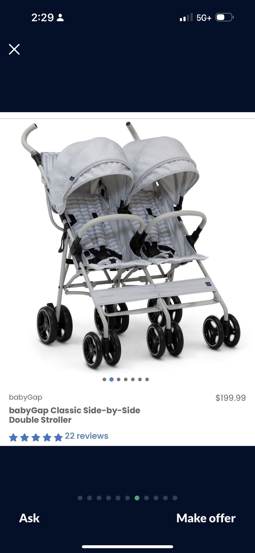 Baby Gap Double Strollers Delta Children 