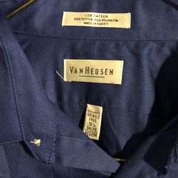 Blue Van Heusen Dress Shirt