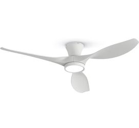 TALOYA 52 inch Ceiling Fans with Lights and Remote Control White