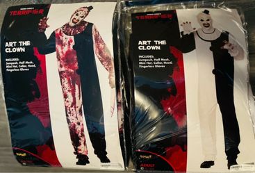 Adult Terrifier Art the Clown Costume XS/SMALL Halloween Universal Horror Nights NEW IN PACKAGING Officially Licensed (Bloody or Original)