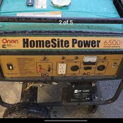 Onan HomeSite Power 6500 generator