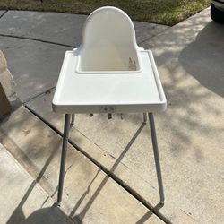 IKEA ANTILOP high Chair Whit Tray 