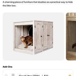 Litter Robot Coastal Credenza