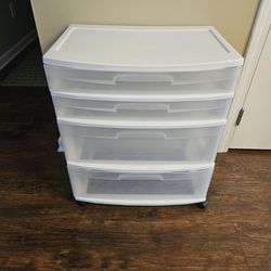 Plastic Rolling Storage Organizer 