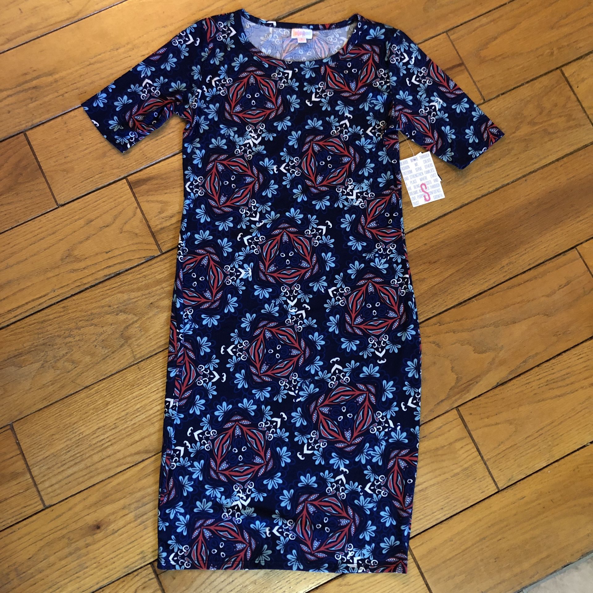 LuLaRoe Julia Dress Small NWT