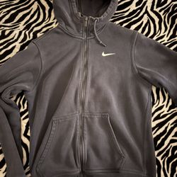 Navy Blue Nike Zip Up