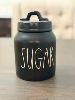 Black Rae Dunn Sugar Canister