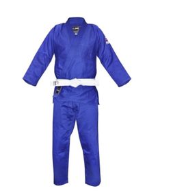 Fuji Men Single Weave Judo Gi Kimono- For Judo & Karate. Size 7, Blue. NWT.