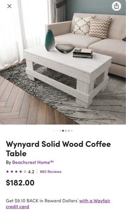 White Wood Coffee tables