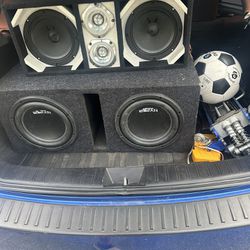 Chuchero , Dual Subwoofer And One Amplifier 