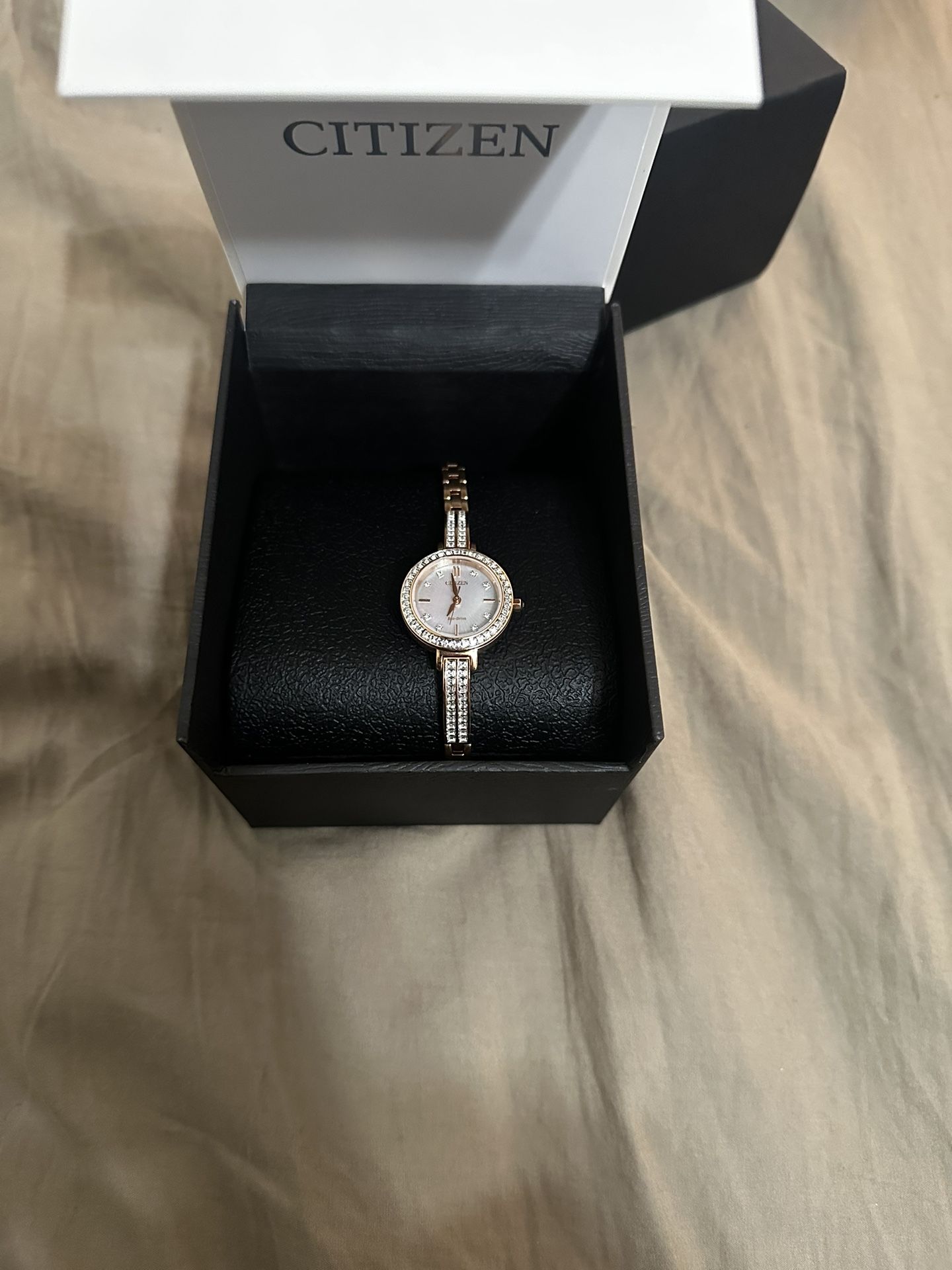 Citizen Womens Rose Gold Eco Drive Watch
