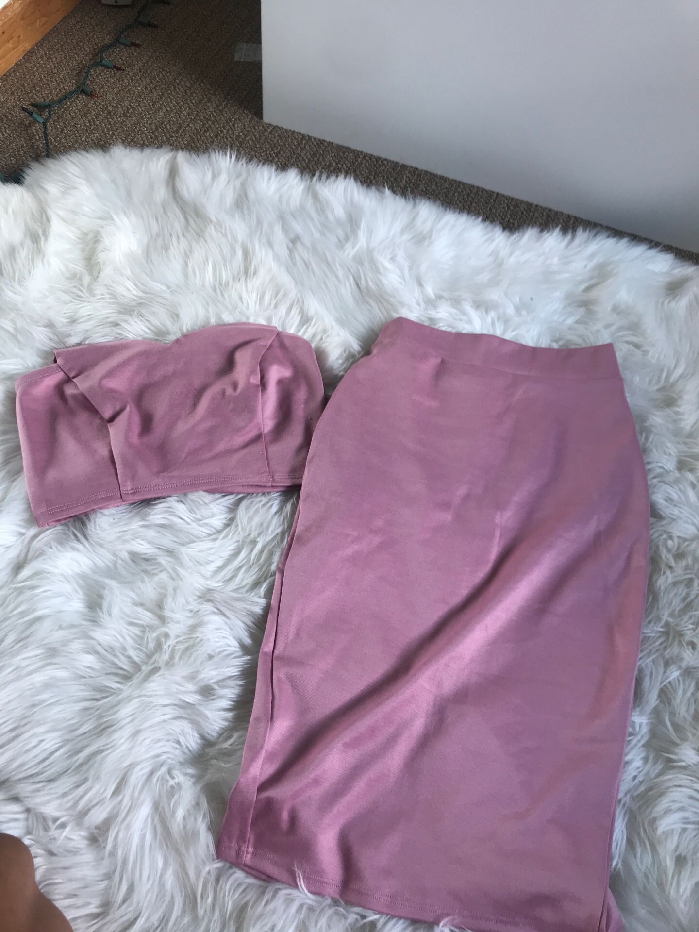 2 Piece top and skirt
