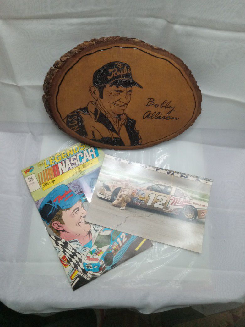 3 Item COLLECTIBLE   Starring Bobby Allison