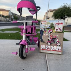 NEW Little Tikes Perfect Fit 4 in 1 Trike In PINK