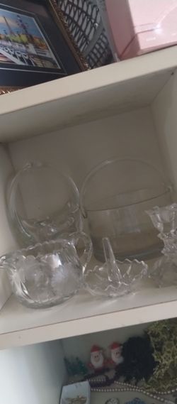 Crystal dishes