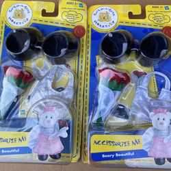 New Build A Bear Workshop 7”Small Bear Shoes Purse & Accessories 2 for $3