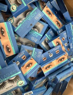 *BUNDLE ** 180 ARDELL PROFESSIONAL Aqua Lashes #344 No Glue Needed