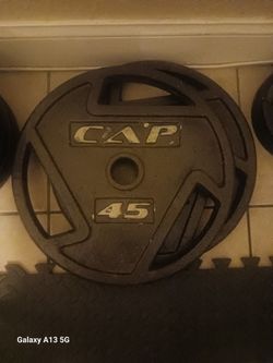 Olympic CAP plates 45lbs each