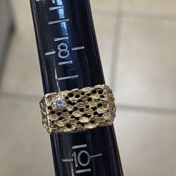 Gold Nugget Ring 