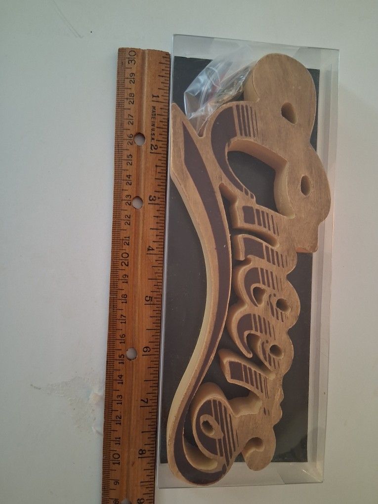 Wooden 3D CHEERS ManCave Sign 