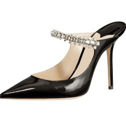 High Heels With Rhinestones 