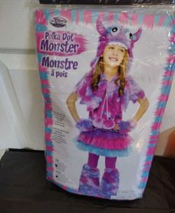 Brand new 🎃 Halloween 👻 Girls Polka Dot Monster Costume size Large (12 -14)