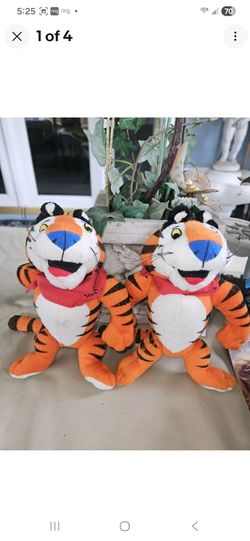 1997  Kelloggs Tony The Tiger Plush -lot of 2