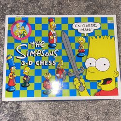 Simpsons 3-D Chess Set Complete 