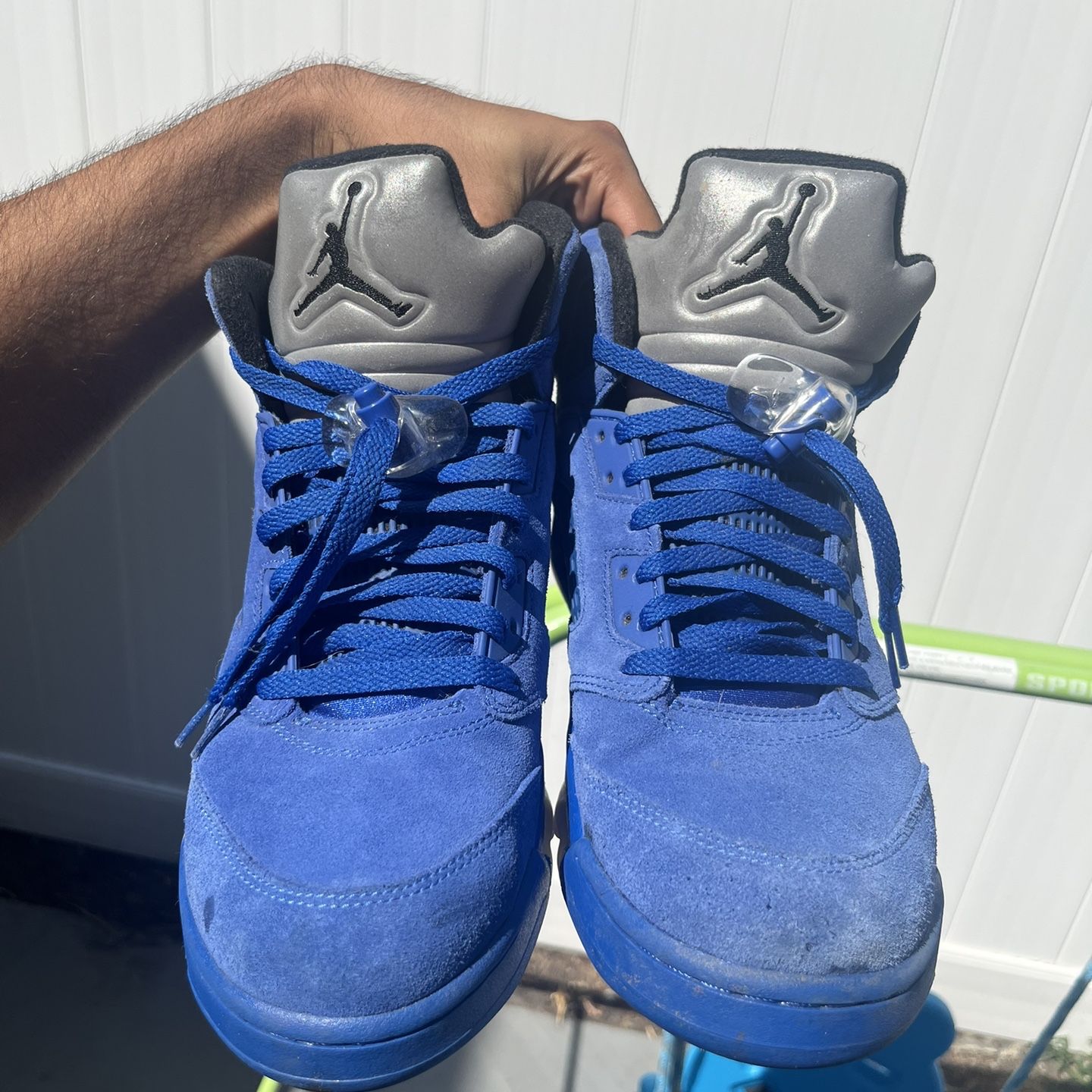 Jordan 5 Blue Suede Size 11 No Box for Sale in Anaheim CA OfferUp